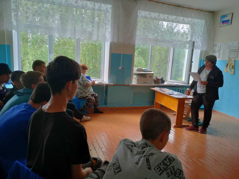 В летнем лагере провели мероприятие антинаркотической направленности.